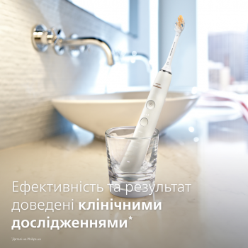 Електрична зубна щітка PHILIPS Sonicare Diamond Clean 9000 (HX9911/19 ) Купить зубную электрощетку Електрична зубна щітка PHILIPS Sonicare Diamond Clean 9000 (HX9911/19 ) | Фото 3