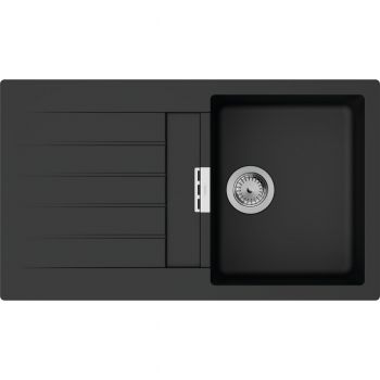 Купить кухонную мойку Hansgrohe накладна S520-F345, чорний графіт (43356170) | Фото 1