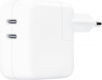 Зарядний пристрій APPLE 35W Dual USB-C Model A2676 (MW2K3ZM/A) Зарядний пристрій APPLE 35W Dual USB-C Model A2676 (MW2K3ZM/A) | Фото 2