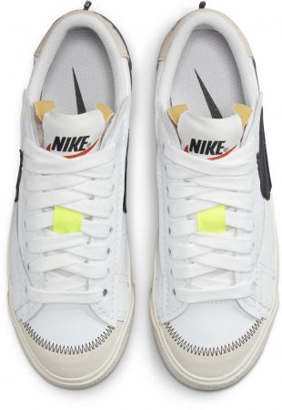 Кеди жіночі Nike W Blazer Low 77 Jumbo DQ1470-101 37.5 (6.5 US) білі (195866296640) | Фото 3