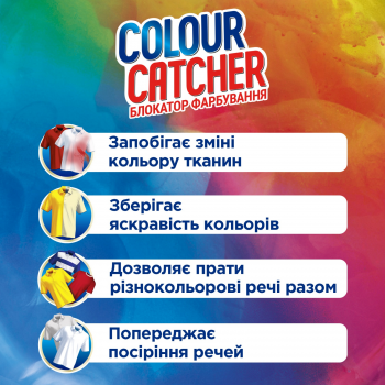 Кольоропоглинаючі серветки для прання K2r Colour Catcher 10 шт (9000101015980) | Фото 1