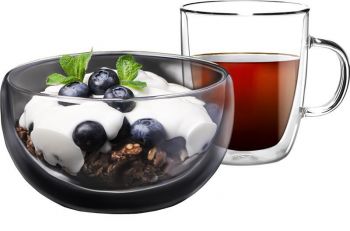 Набір для сніданку ARDESTO, чашка 270 мл і піала 500 мл (AR2650BG) Набір для сніданку ARDESTO, чашка 270 мл і піала 500 мл (AR2650BG) | Фото 3