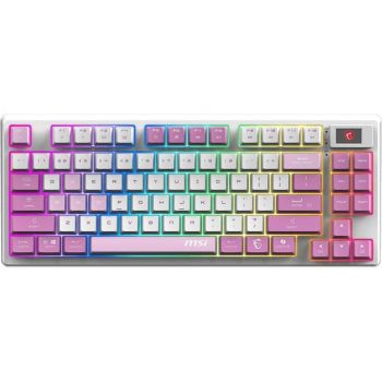 Ігрова клавіатура MSI FORGE GK600 TKL WIRELESS VIOLET Ukr (S11-43UAQ01-HH9) Ігрова клавіатура MSI FORGE GK600 TKL WIRELESS VIOLET Ukr (S11-43UAQ01-HH9) | Фото 1