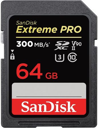Карта пам'яті SANDISK SDXC 64GB C10 Extreme Pro UHS-II U3 V90 (SDSDXDK-064G-GN4IN) | Фото 1