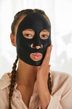 Чорна тканинна маска NIVEA детокс Супер-очищення з чорним вугіллям 28г (9005800374130) | Фото 2