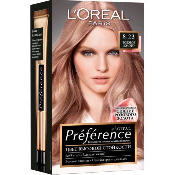 L'Oréal Paris Preference 8.23 Рожеве золото (3600523577606) | Фото 1