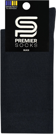 Шкарпетки чоловічі Premier Socks 42-43 1 пара темно-сірі (4820203349807) | Фото 2