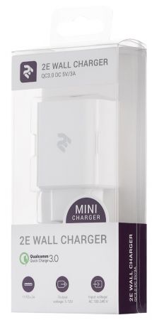2Е USB Wall Charger QC3.0 DC5V/3A White (2E-WC1USB18W-W) | Фото 6