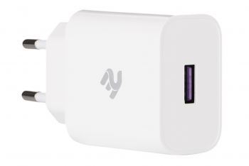 2Е USB Wall Charger QC3.0 DC5V/3A White (2E-WC1USB18W-W) | Фото 4