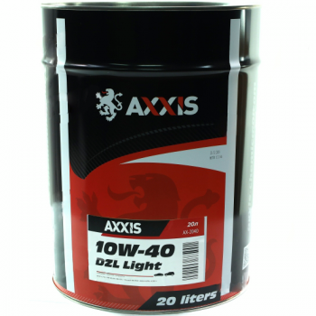 Олива моторна Axxis DZL Light 10W-40 20л (AX-2040) (48021043885) | Фото 1