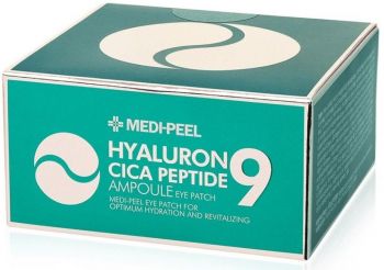 Патчі Medi-Peel заспокійливі з комплексом пептидами Peel Hyaluron Cica Peptide 9 Ampoule Eye Patch | Фото 6