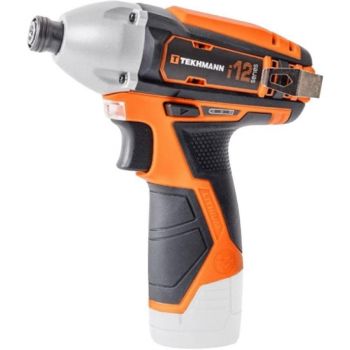 Гвинтоверт ударний акумуляторний Tekhmann TCD-90/i12 12В 90Нм без АКБ та ЗП (850187) | Фото 1