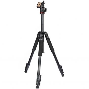 Штатив для фотокамер HAMA Traveller 163 Ball,47 -163 cm, чорний (00004291) | Фото 1