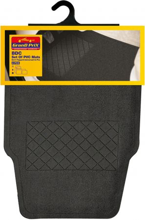 Килимок автомобільний GRAND PRIX в салон ПВХ 4шт універсальні BDC (33083-IS) | Фото 2