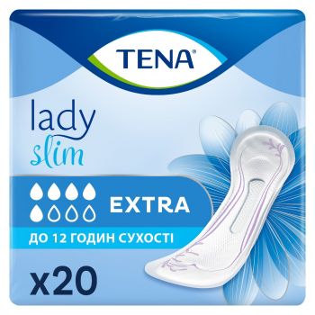 Урологічні прокладки TENA Lady Slim Extra 20 шт (7322541451299) | Фото 1