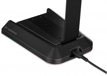 2E Gaming 3в1 подставка для гарнитуры RGB 7.1 USB Black (2E-GST320UB) | Фото 7