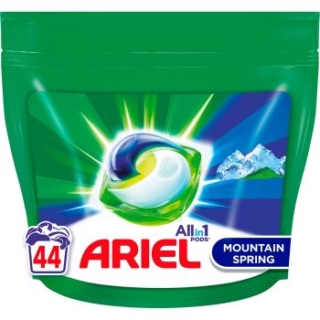 Купить стиральное средство Капсули для прання ARIEL Pods All-in-1 Гірське джерело 44 шт (8001090337108) | Фото 1