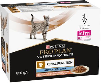 Вологий корм при хворобах нирок Purina Pro Plan Veterinary Diets NF Renal Function з лососем 10x85 г (7613287873699) Вологий корм при хворобах нирок Purina Pro Plan Veterinary Diets NF Renal Function з лососем 10x85 г (7613287873699) | Фото 11