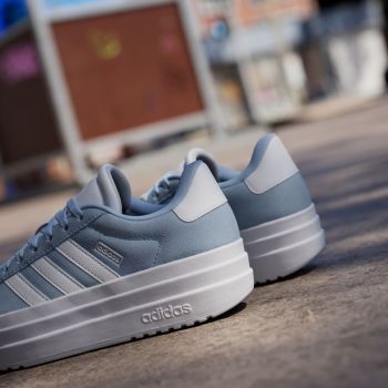 Кеди для дівчаток Adidas Vl Court Bold J JI1018 37 1/3 (4,5 UK) блакитні (4067904372769) | Фото 11