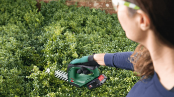 Ножиці для трави Bosch AdvancedShear 18В-10 + насадка кущоріз без АКБ та ЗП (0.600.857.001) | Фото 6