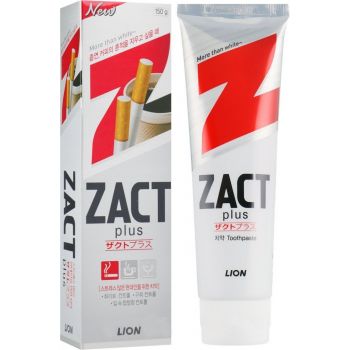 LION KOREA Zact Plus Toothpaste для курців 100 г (8806325603849) | Фото 1