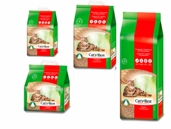 Наповнювач для котячого туалету Cats Best ORIGINAL (ЕКО ПЛЮС) 10л/4,3 кг (4002973302415) | Фото 2