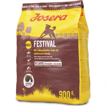 Сухий корм Josera Adult Festival для дорослих вимогливих собак, з делікатним соусом, 900 г(4032254745204) | Фото 1