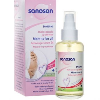Sanosan Mama Олія від розтяжок для вагітних 100 мл (4003583118113) | Фото 1