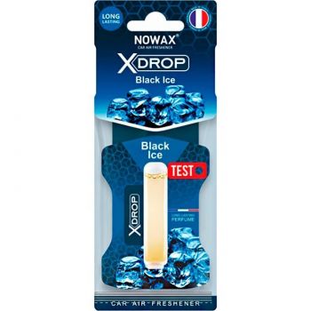 Ароматизатор повітря Nowax Целюлозний із капсулою X Drop – Black Ice (NX07727) | Фото 1