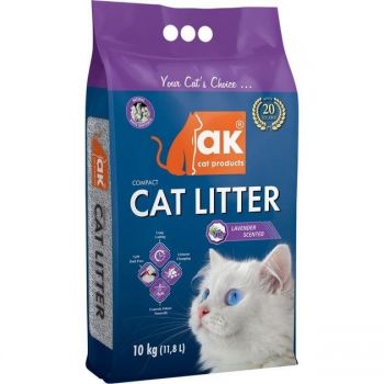 Наповнювач для котячого туалету Akcat Compact Cat Litter бентонітовий запах лаванди 10кг/11,8л Наповнювач для котячого туалету Akcat Compact Cat Litter бентонітовий запах лаванди 10кг/11,8л | Фото 1