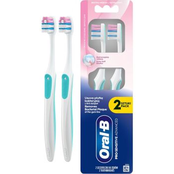 Купить зубную щетку Зубна щітка Oral-B Pro-Sensitive Advanced 20ES 2 CT (8700216567916) | Фото 2