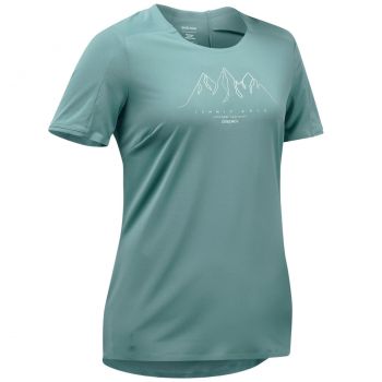 Футболка жіноча для гірського туризму Quechua MH500 8843923 2XL зелений (5044689_Quechua) | Фото 1