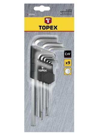 TOPEX HEX 1.5-10 мм, 9 шт. (35D956) TOPEX HEX 1.5-10 мм, 9 шт. (35D956) | Фото 2