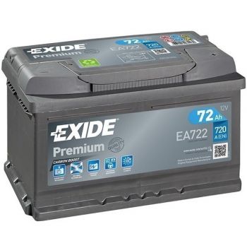 Автомобільний акумулятор Exide 72Ah-12v Premium, R+, EN720 (5237607280) | Фото 1