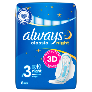 Прокладки гігієнічні ALWAYS Classic Night 8 шт (4015400260837) | Фото 2