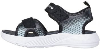Сандалі для хлопчиків Skechers Microspec - Splash 407034L BKSL 35 (3 US) сірі | Фото 4