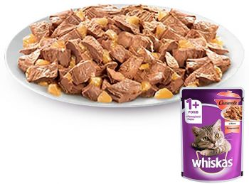 WHISKAS Casserole яловичиною в желе 85г (5900951263194) | Фото 5