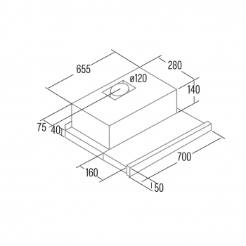 Витяжка CATA F-2003 Duralum 700 (02089305) | Фото 2