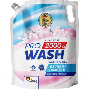 Гель для прання ProWash Весняна свіжість DOYPACK (4823128000976) Гель для прання ProWash Весняна свіжість DOYPACK (4823128000976) | Фото 1
