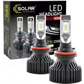 Лампа Solar LED H11 12/24V 6500K 8000Lm 60W ZES (8311) | Фото 1