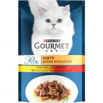 Gourmet Perle З куркою, яловичиною в підл.85 г (7613033574702) | Фото 1