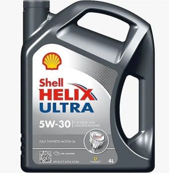 Олива моторна Shell Helix Ultra SAE 5W-30,4л (4107154) (550046268) | Фото 1