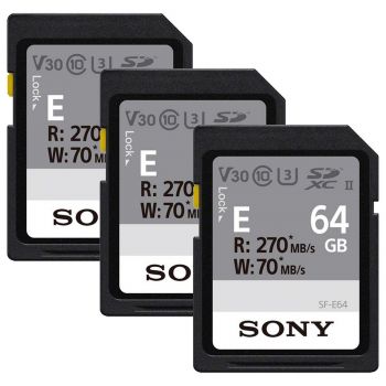 Карта пам'яті SONY SDXC 64GB C10 UHS-II U3 V60 R270/W45MB/s (SFE64A.ET4) | Фото 2