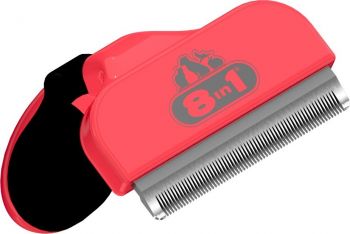 Дешеддер 8in1 для вичісування собак, розмір M, 6.5см, Perfect Coat (4048422151791) | Фото 9