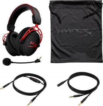 Ігрова гарнітура HyperX Cloud Alpha Black/Red (4P5L1AM) Ігрова гарнітура HyperX Cloud Alpha Black/Red (4P5L1AM) | Фото 6