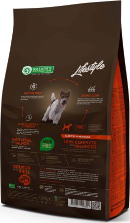 Беззерновий корм Lifestyle Grain Free Adult Small and Mini Breeds с лососем і крилем 1.5кг | Фото 2