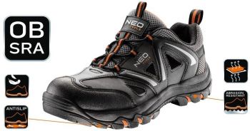 Neo Tools Кросівки робочі підошва EVA з гумовим покриттям, клас захисту OB, SRA, р.44 (82-725) Neo Tools Кросівки робочі підошва EVA з гумовим покриттям, клас захисту OB, SRA, р.44 (82-725) | Фото 9