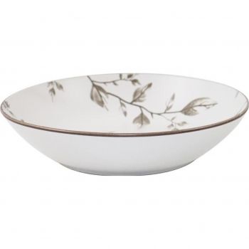 Купить тарелку, блюдо Тарілка супова ARDESTO Asti, 790мл, 20.2см, біло-бежевий (AR1420AB) | Фото 4