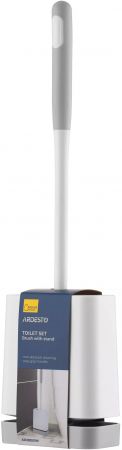 Набір йоржик для унітазу з підставкою ARDESTO 11.5x5.6x43см, білий (ARHB3501W) Набір йоржик для унітазу з підставкою ARDESTO 11.5x5.6x43см, білий (ARHB3501W) | Фото 1