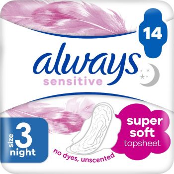 Гігієнічні прокладки ALWAYS Ultra Sensitive Night (Розмір 3) 14 шт (4015400552154) Гігієнічні прокладки ALWAYS Ultra Sensitive Night (Розмір 3) 14 шт (4015400552154) | Фото 2